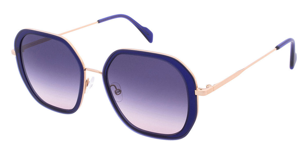 Andy Wolf® Heather Sun AW Heather Sun 05 53 - Blue/Rosegold 05 Sunglasses