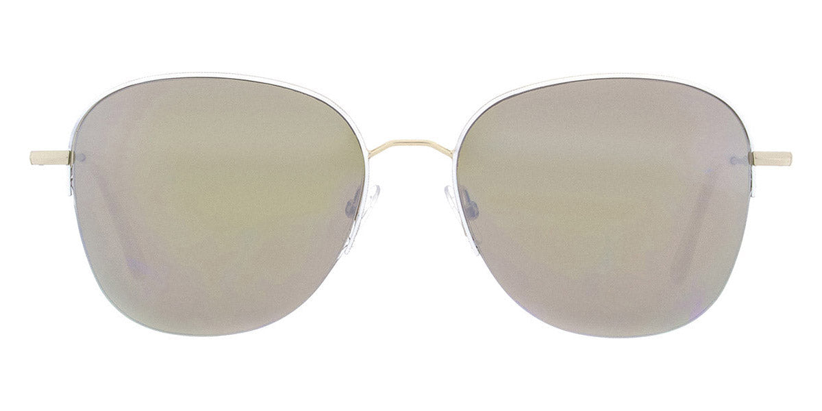 Andy Wolf® Janine Sun AW Janine Sun 06 55 - Graygold/White 06 Sunglasses