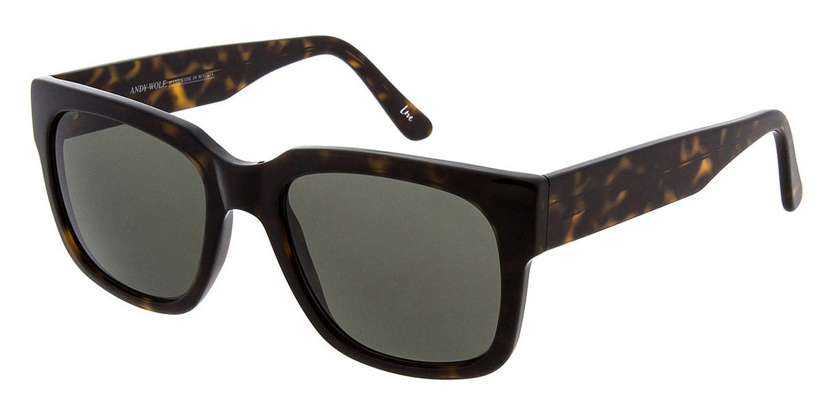 Andy Wolf® Jochen Sun AW Jochen Sun B 53 - Brown/Green B Sunglasses