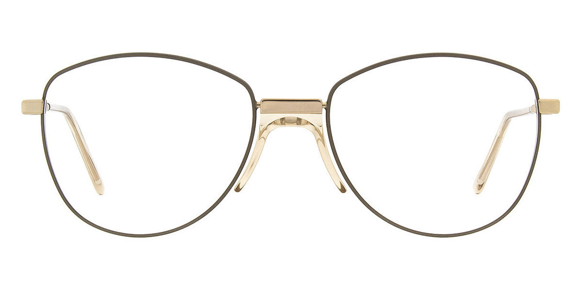 Andy Wolf® Marisol AW Marisol F 55 - Gold/Brown F Eyeglasses