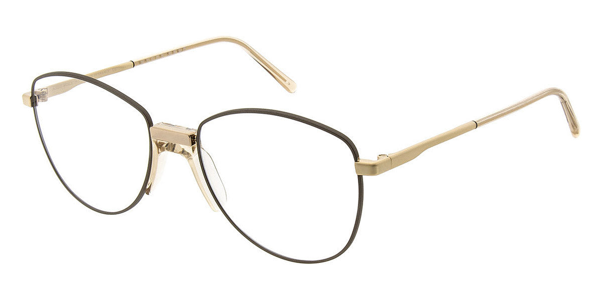Andy Wolf® Marisol AW Marisol F 55 - Gold/Brown F Eyeglasses