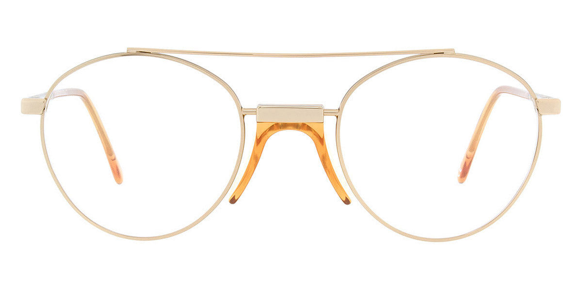 Andy Wolf® Reuben AW Reuben E 48 - Gray/Gold E Eyeglasses