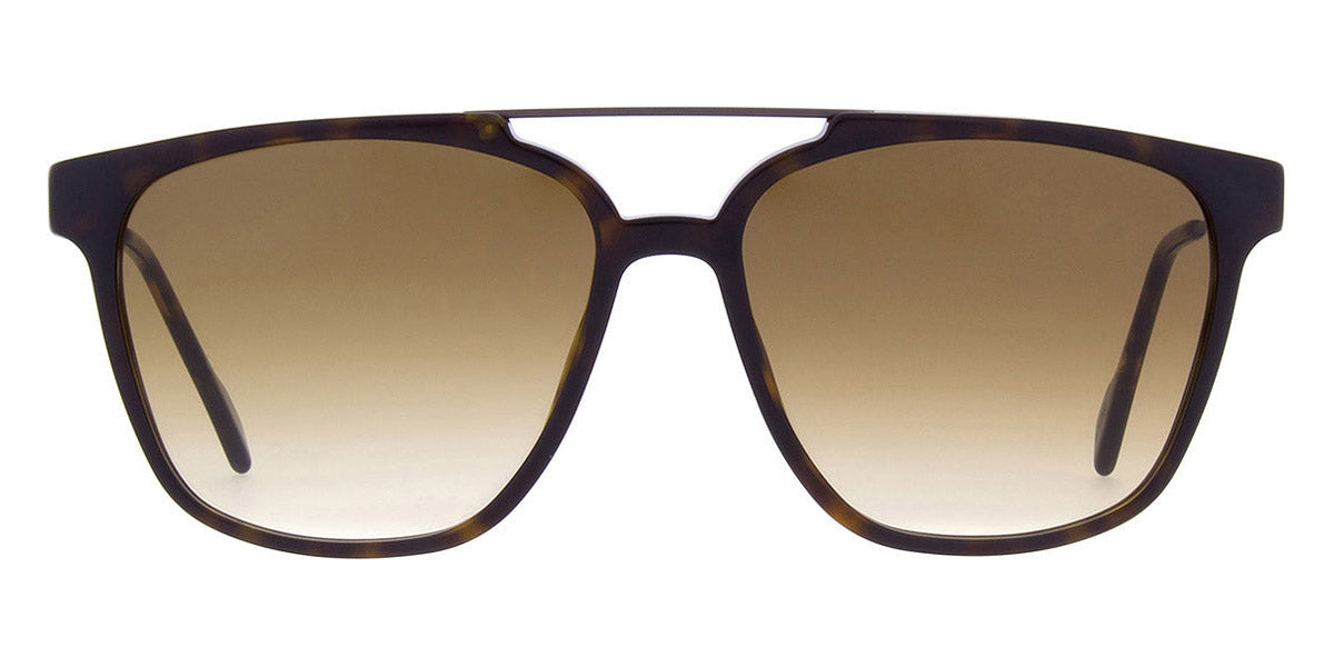 Andy Wolf® Samy Sun AW Samy Sun 02 56 - Brown/Gun 02 Sunglasses