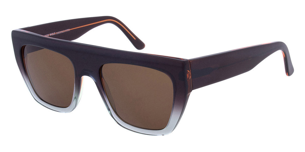 Andy Wolf® Spruce Sun AW Spruce Sun 05 57 - Green/Violet 05 Sunglasses