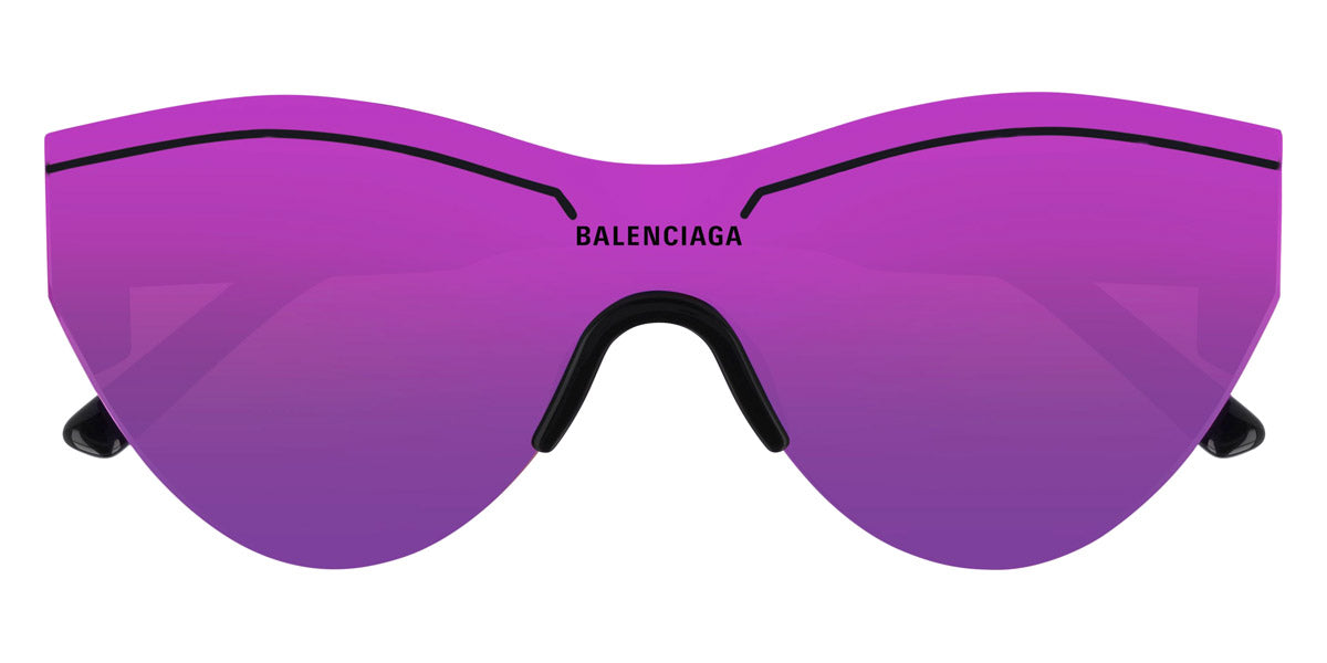 Balenciaga® BB0004S BB0004S 002 99 - Black / Pink Mirrored Sunglasses
