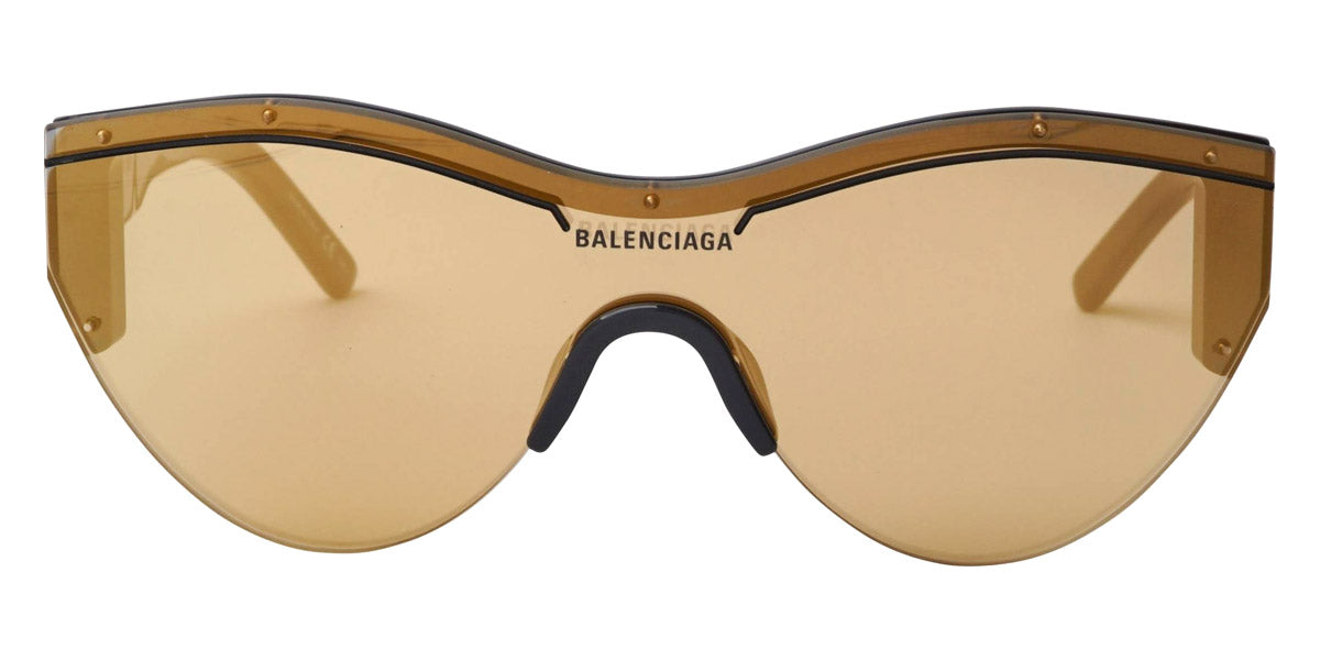 Balenciaga® BB0004S BB0004S 006 99 - Black / Gold Flash Sunglasses
