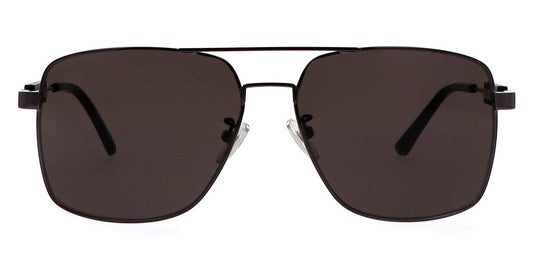 Balenciaga® BB0116SA BB0116SA 001 59 - Gray / Gray Sunglasses