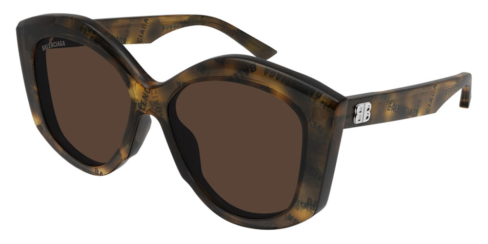 Balenciaga® BB0126S BB0126S 005 56 - Havana / Brown 005 Sunglasses