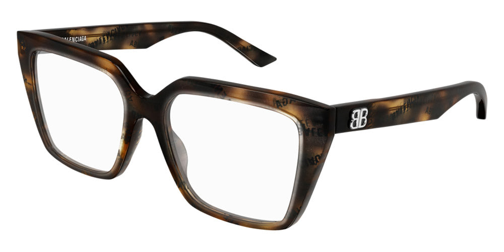 Balenciaga® BB0130O - Havana 008 Eyeglasses