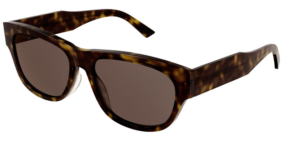 Balenciaga® BB0164S BB0164S 002 57 - Havana / Brown Sunglasses