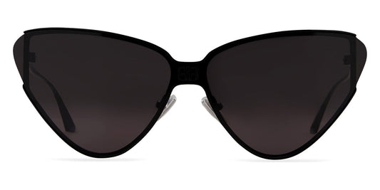 Balenciaga® BB0191S BB0191S 001 99 - Black / Gray Sunglasses