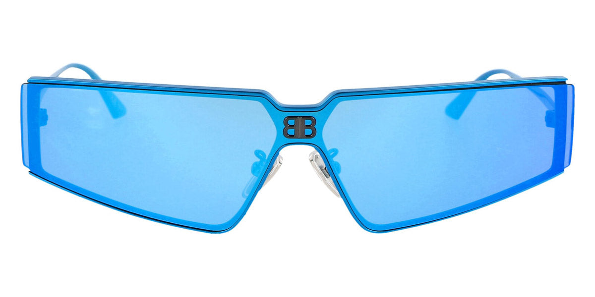 Balenciaga® BB0192S BB0192S 003 99 - Light-Blue / Blue Mirrored Sunglasses