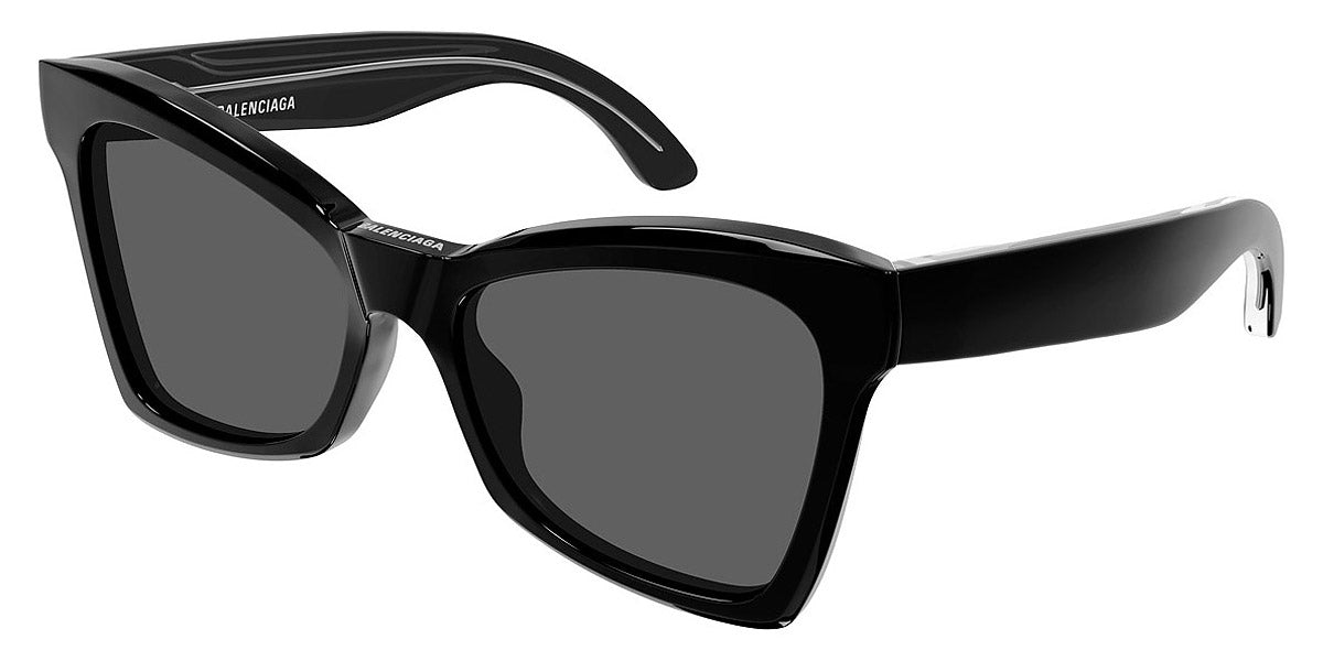 Balenciaga® BB0231S BB0231S 001 57 - Black Sunglasses