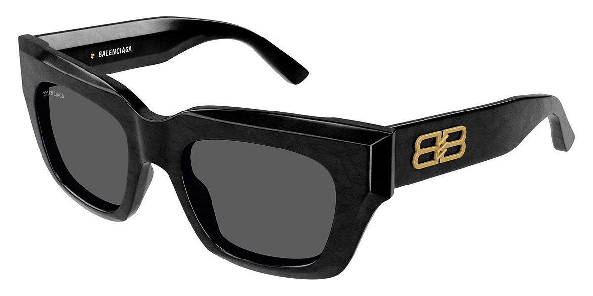 Balenciaga® BB0234S BB0234S 001 51 - Black Sunglasses