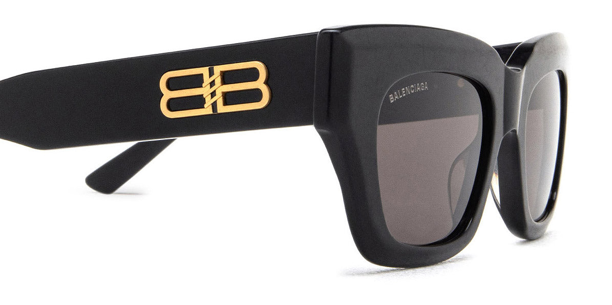Balenciaga® BB0234S BB0234S 001 51 - Black Sunglasses