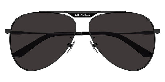 Balenciaga® BB0244S BB0244S 001 62 - Gray Sunglasses