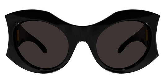Balenciaga® BB0256S BB0256S 001 56 - Black Sunglasses