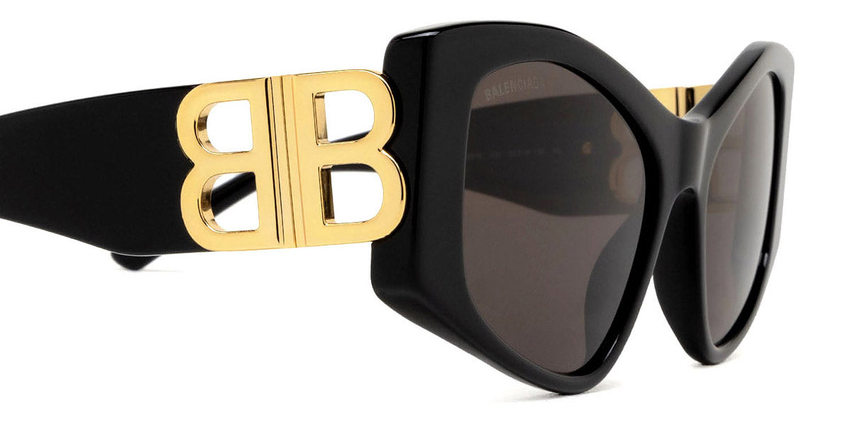Balenciaga® BB0287S BB0287S 001 55 - Black Sunglasses