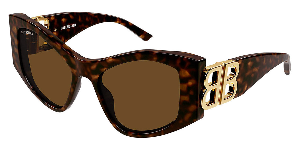 Balenciaga® BB0287S BB0287S 002 55 - Havana Sunglasses
