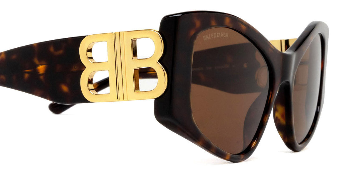 Balenciaga® BB0287S BB0287S 002 55 - Havana Sunglasses