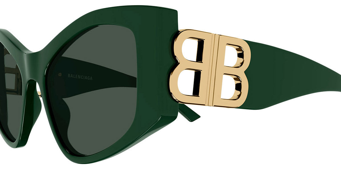 Balenciaga® BB0287S BB0287S 005 55 - Green Sunglasses