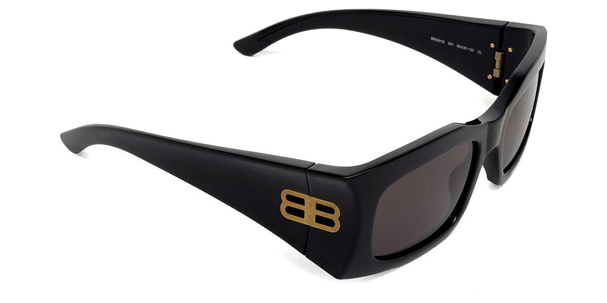 Balenciaga® BB0291S BB0291S 001 58 - Black Sunglasses