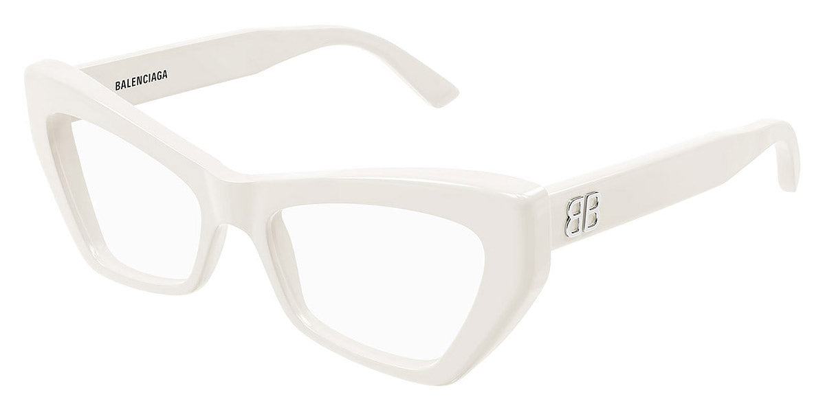 Balenciaga® BB0296O BB0296O 003 53 - White Eyeglasses