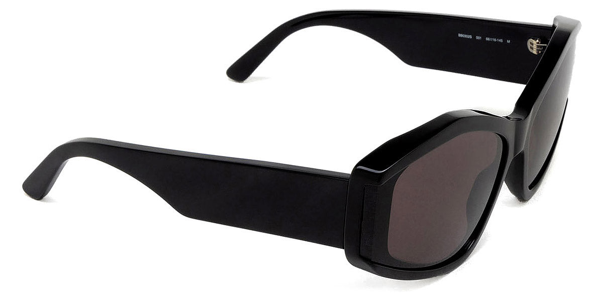 Balenciaga® BB0302S BB0302S 001 66 - Black Sunglasses