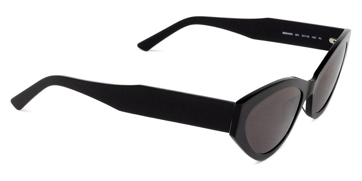 Balenciaga® BB0306S BB0306S 001 57 - Black Sunglasses