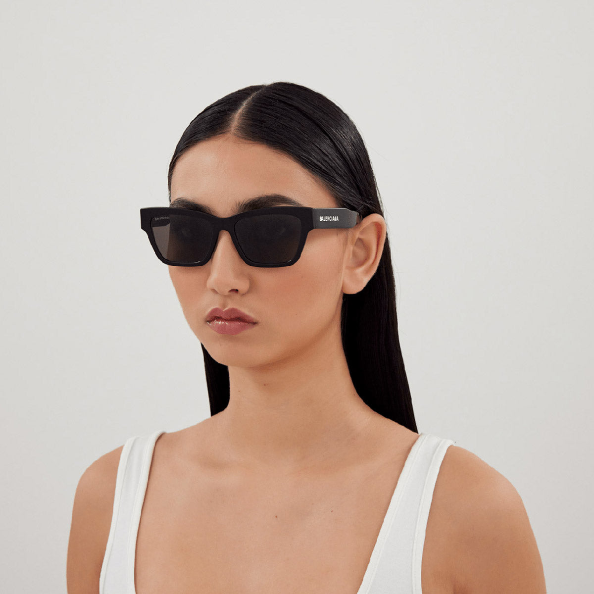 Balenciaga® BB0307SA BB0307SA 001 56 - Black Sunglasses