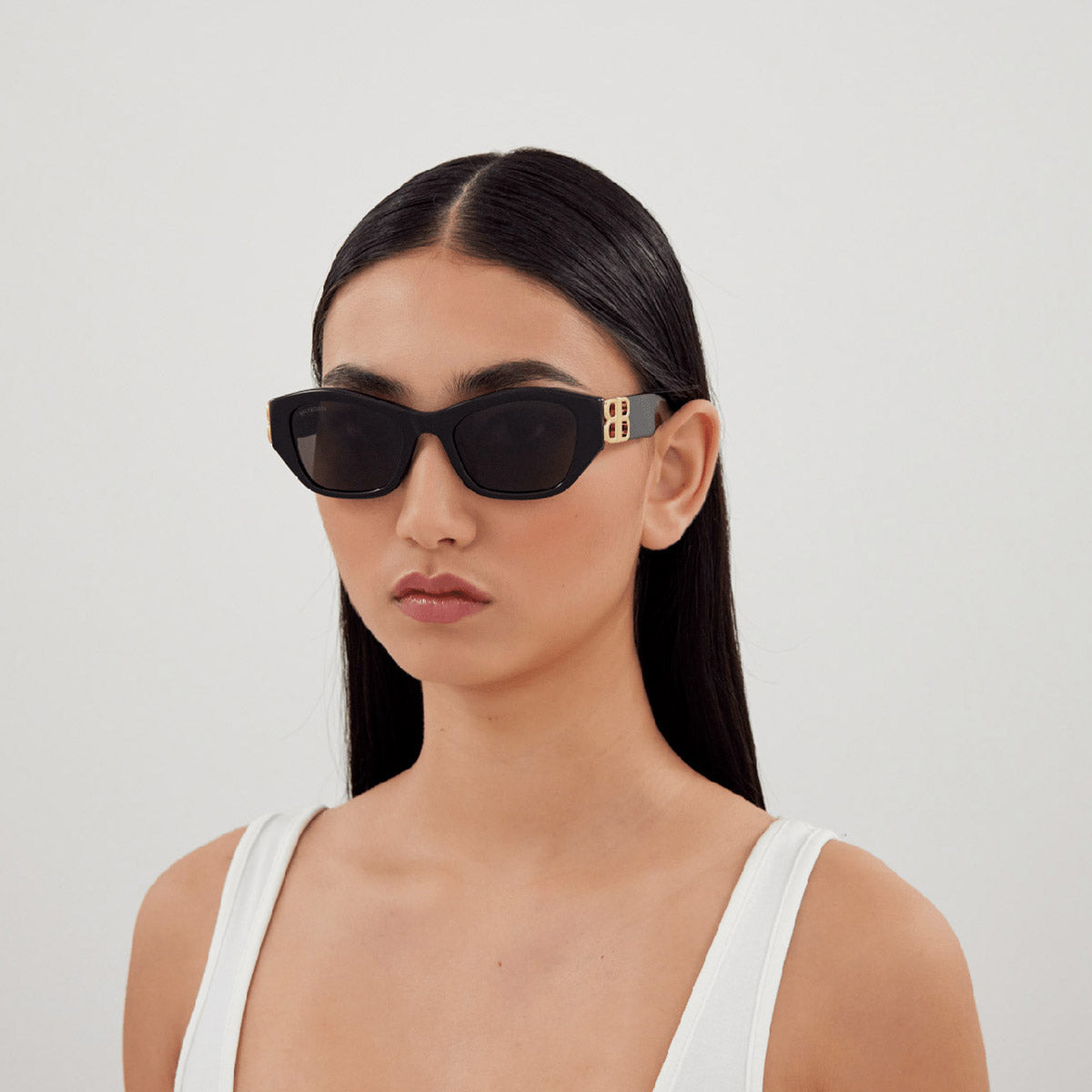 Balenciaga® BB0311SK BB0311SK 001 53 - Black Sunglasses