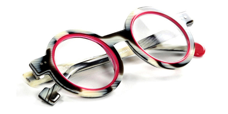 Sabine Be® Be Addict SB Be Addict 106 45 - Shiny Horn / Shiny Neon Pink Eyeglasses