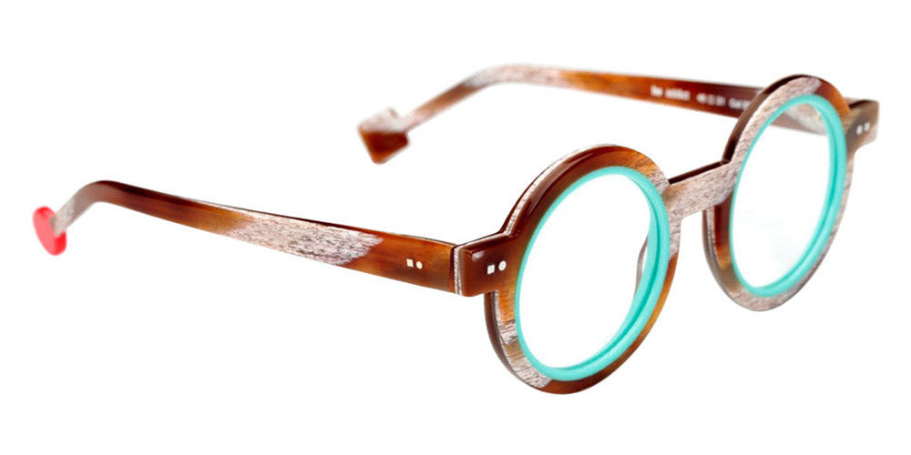 Sabine Be® Be Addict SB Be Addict 378 45 - Shiny Vintage Horn / Shiny Turquoise Eyeglasses
