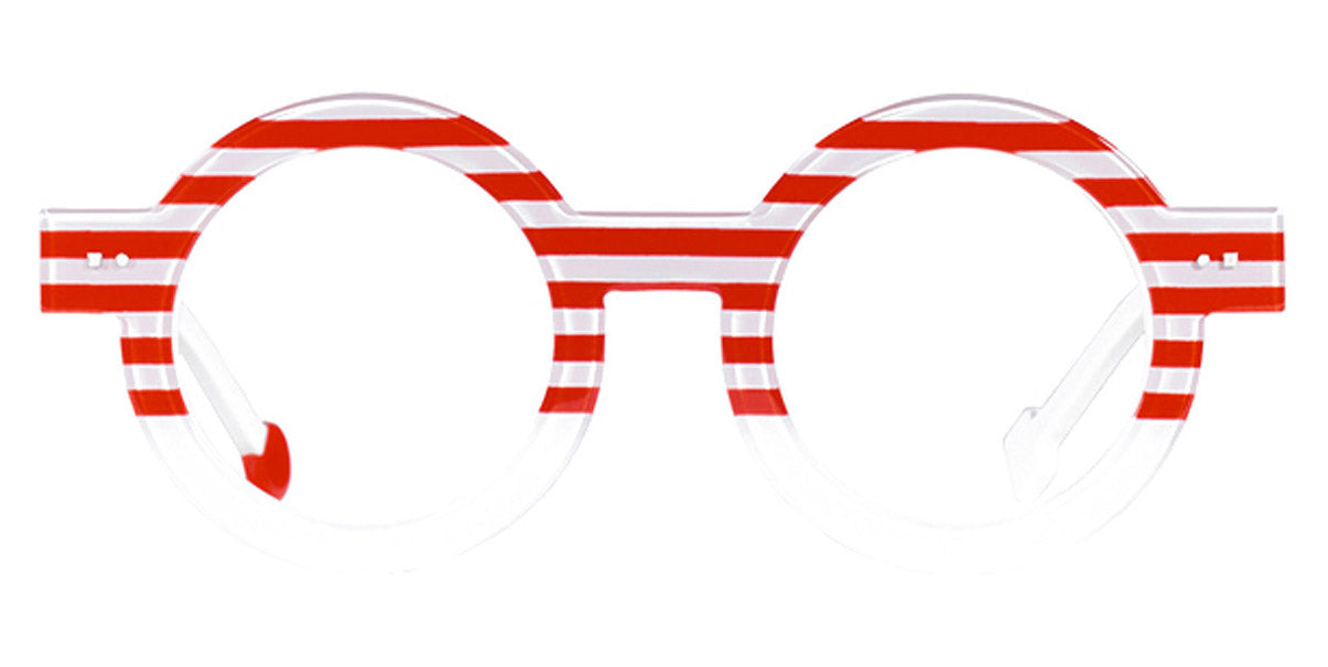 Sabine Be® Be Addict Stripe SB Be Addict Stripe 180 45 - Shiny Red Fat Stripes / Shiny White Eyeglasses