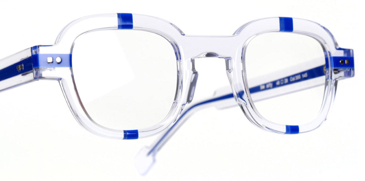Sabine Be® Be Arty SB Be Arty 355 46 - Shiny Crystal / Shiny Majorelle Blue Eyeglasses