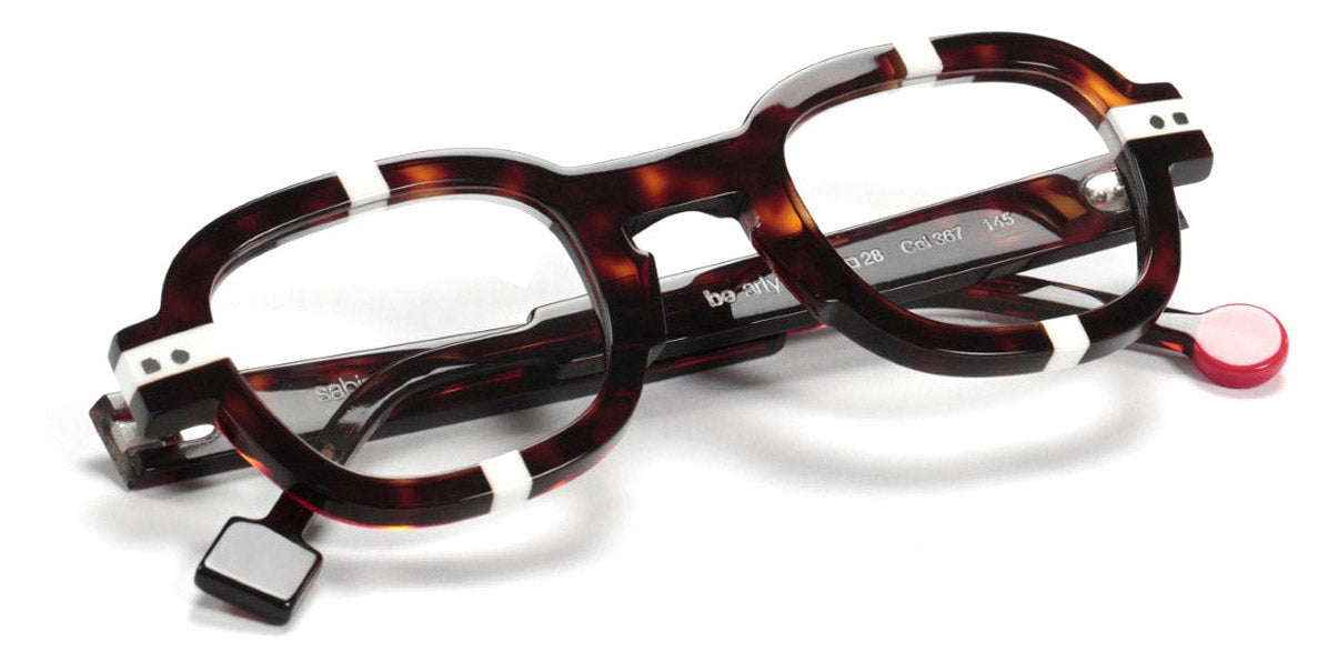 Sabine Be® Be Arty SB Be Arty 367 46 - Shiny Cherry Tortoise / Shiny White Eyeglasses