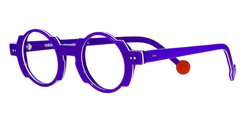 Sabine Be® Be Balloon Swell SB Be Balloon Swell 179 45 - Shiny Translucent Purple / White / Shiny Translucent Purple Eyeglasses