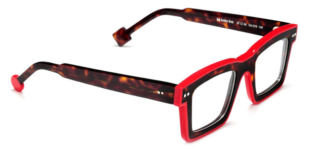Sabine Be® Be Bobo Line SB Be Bobo Line 318 47 - Shiny Cherry Tortoise / Shiny Red Eyeglasses