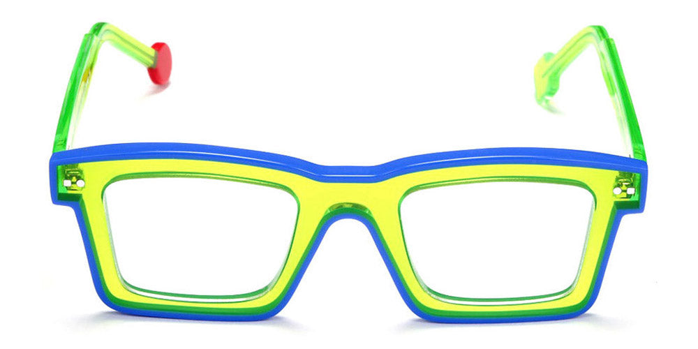 Sabine Be® Be Bobo Line SB Be Bobo Line 324 47 - Shiny Translucent Fluo Green / Shiny Klein Blue Eyeglasses