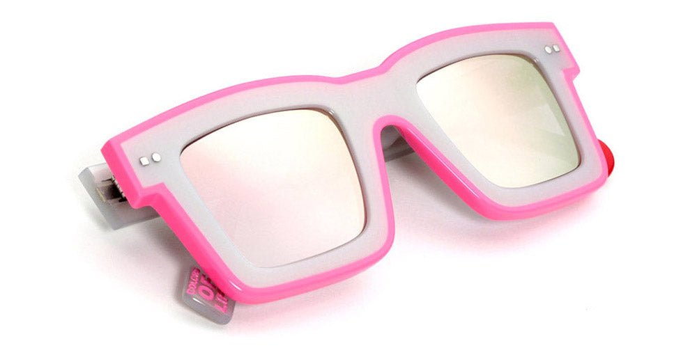 Sabine Be® Be Bobo Line Sun SB Be Bobo Line Sun 316 47 - Shiny Pearl Gray / Shiny Neon Pink Sunglasses
