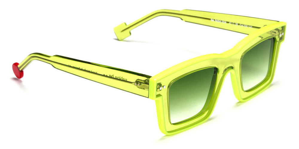 Sabine Be® Be Bobo Line Sun SB Be Bobo Line Sun 330 47 - Shiny Translucent Lime / Shiny Neon Yellow Sunglasses