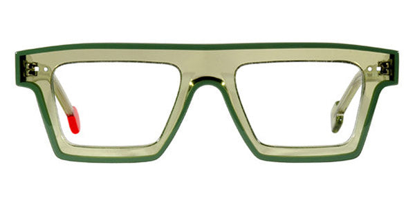 Sabine Be® Be Bold Line SB Be Bold Line 03 46 - Shiny Translucent Green / Shiny Solid Green Eyeglasses