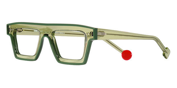 Sabine Be® Be Bold Line SB Be Bold Line 03 46 - Shiny Translucent Green / Shiny Solid Green Eyeglasses