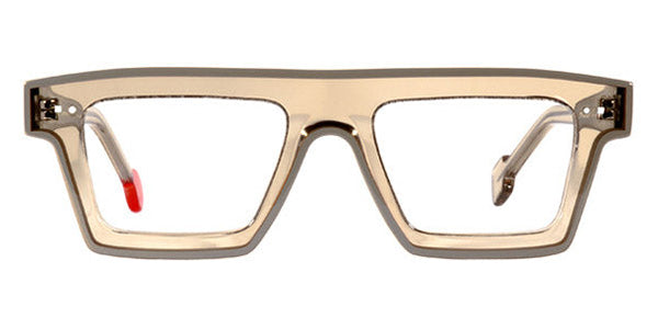 Sabine Be® Be Bold Line SB Be Bold Line 225 46 - Shiny Translucent Taupe / Shiny Solid Taupe Eyeglasses