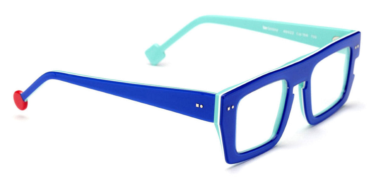 Sabine Be® Be Bossy SB Be Bossy 168 53 - Shiny Translucent Blue Klein / White / Shiny Turquoise Eyeglasses