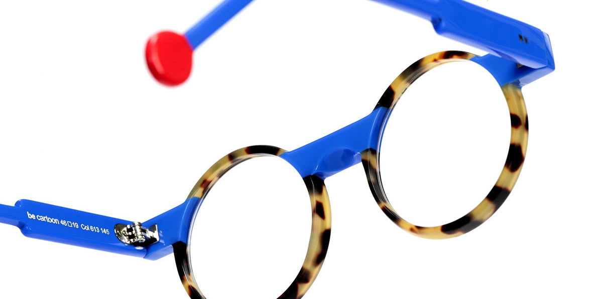 Sabine Be® Be Cartoon SB Be Cartoon 613 46 - Matt Tokyo Tortoise / Shiny Majorelle Blue Eyeglasses