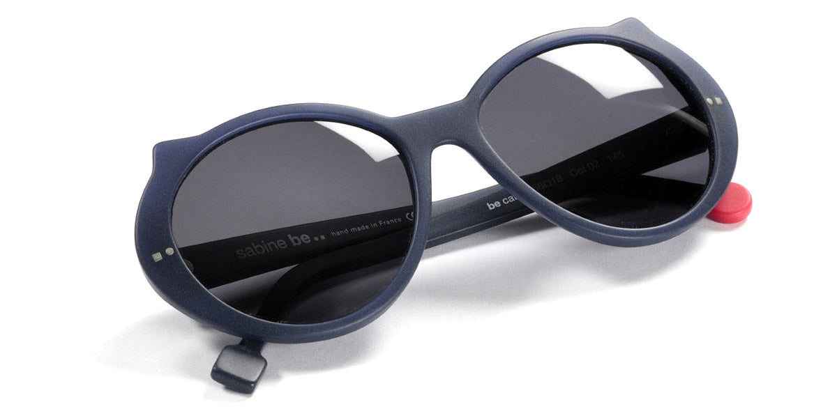 Sabine Be® Be Cat'S Sun SB Be Cat'S Sun 02 53 - Matte Navy Blue Sunglasses