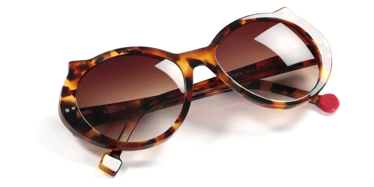 Sabine Be® Be Cat'S Sun SB Be Cat'S Sun 10 53 - Shiny Fawn Tortoise Sunglasses