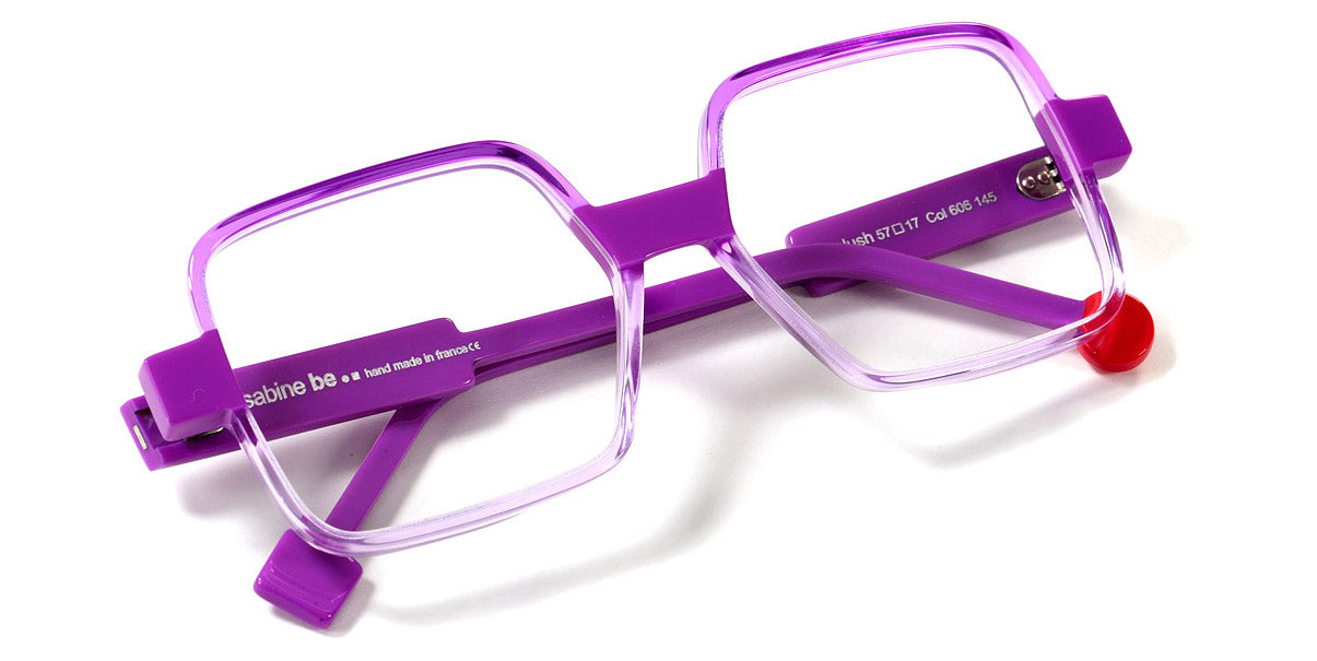 Sabine Be® Be Clush SB Be Clush 606 57 - Shiny Purple Gradient / Shiny Purple Eyeglasses