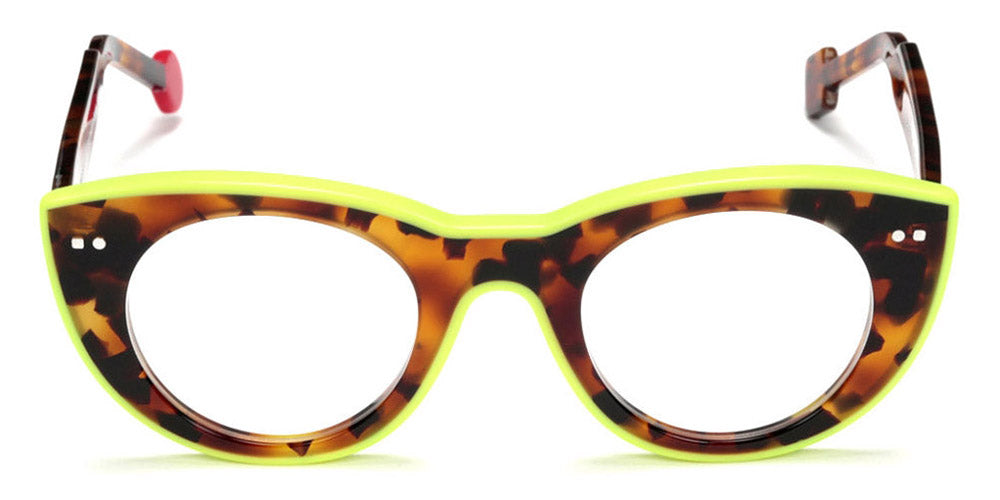 Sabine Be® Be Cute Line SB Be Cute Line 295 49 - Shiny Fawn Tortoise / Shiny Neon Yellow Eyeglasses
